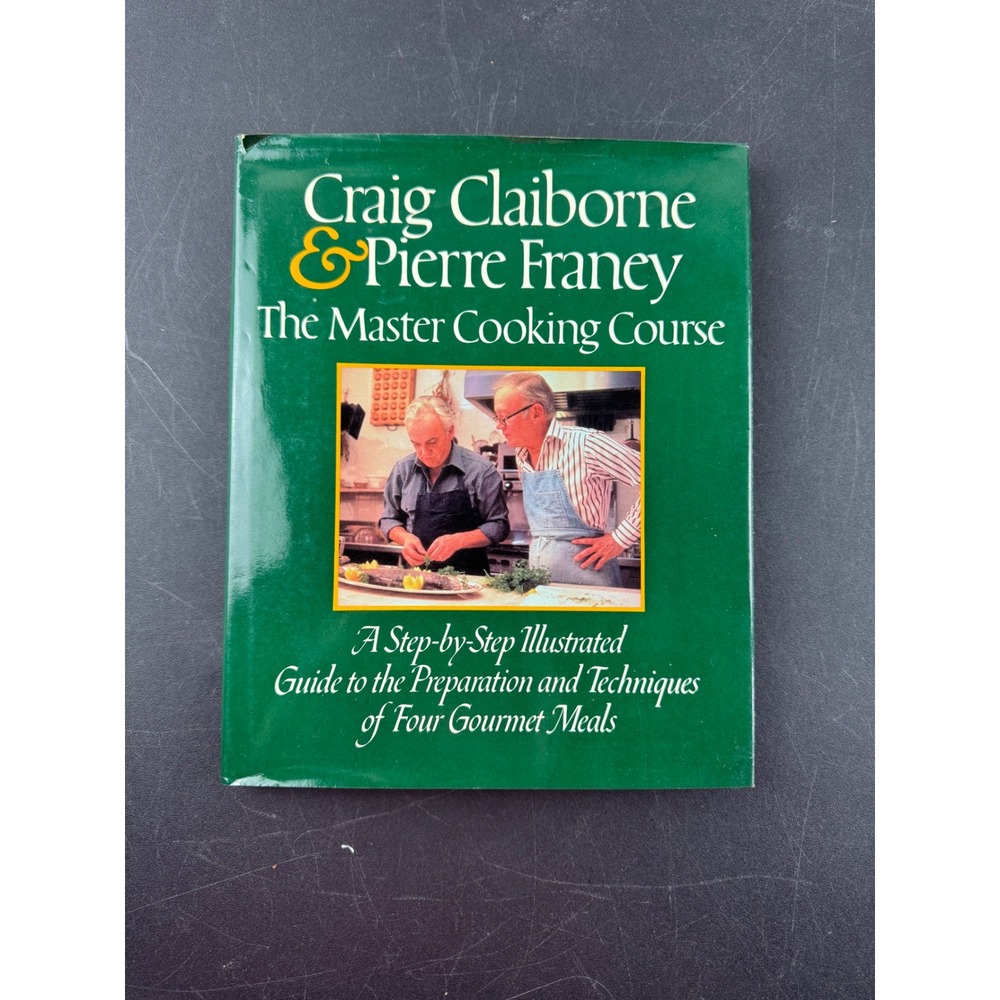The Master Cooking Course Craig Claiborne Pierre Franey Hardcover 1982 Cookbook